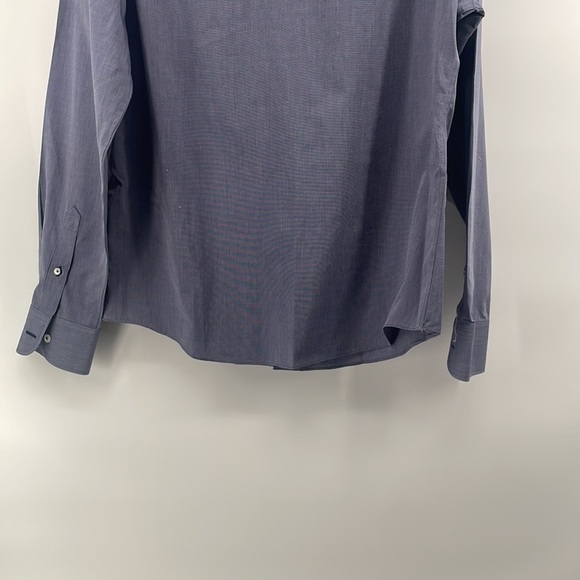 untuckit button down shirt slim fit wrinkle free blu sz large career event - Picture 10 of 10